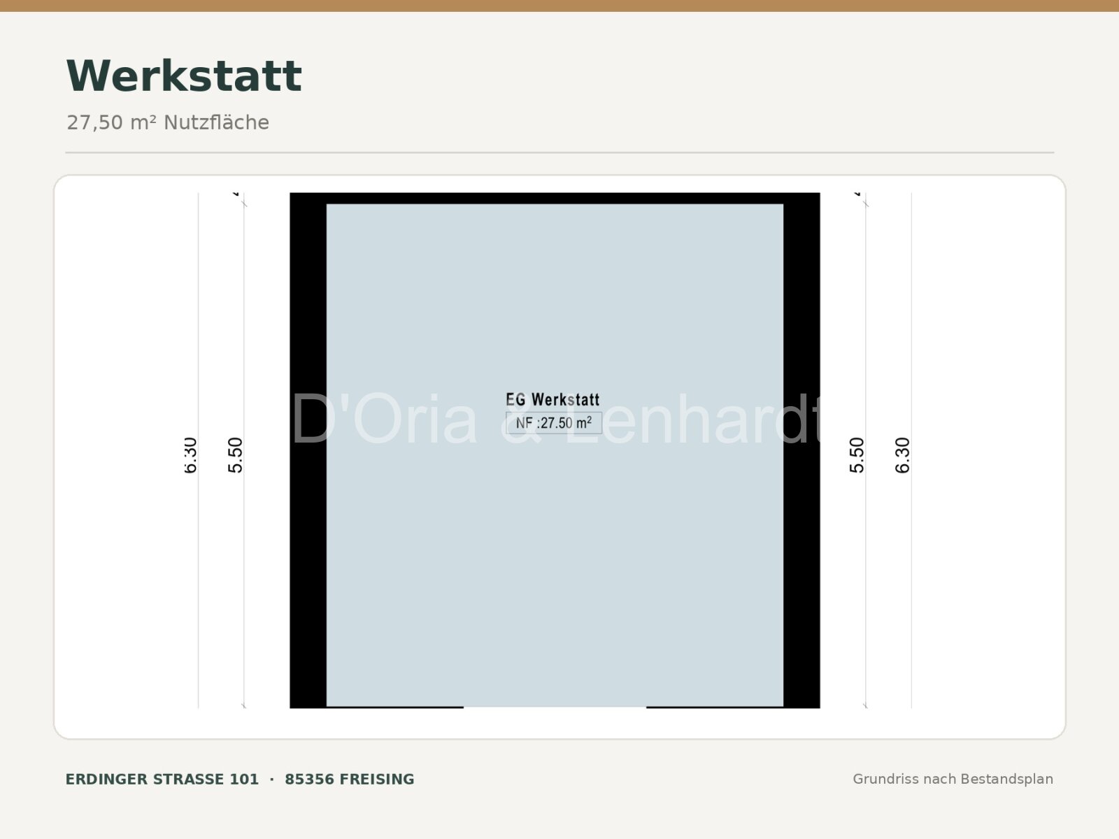 Expose Grundriss Werkstatt Expose Grundriss Werkstatt