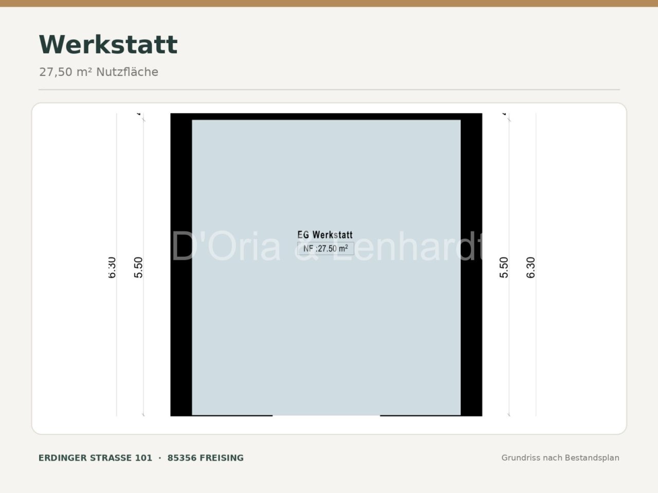 Expose Grundriss Werkstatt Expose Grundriss Werkstatt